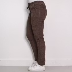 Stretchig Byxa Cord Pecan FANGO - Marta du Chateau