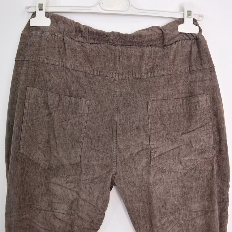 Stretchig Byxa Cord Pecan FANGO - Marta du Chateau
