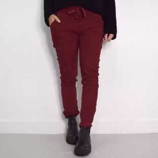 Stretchig Byxa Cord Pecan BORDEAUX - Marta du Chateau