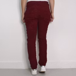 Stretchig Byxa Cord Pecan BORDEAUX - Marta du Chateau