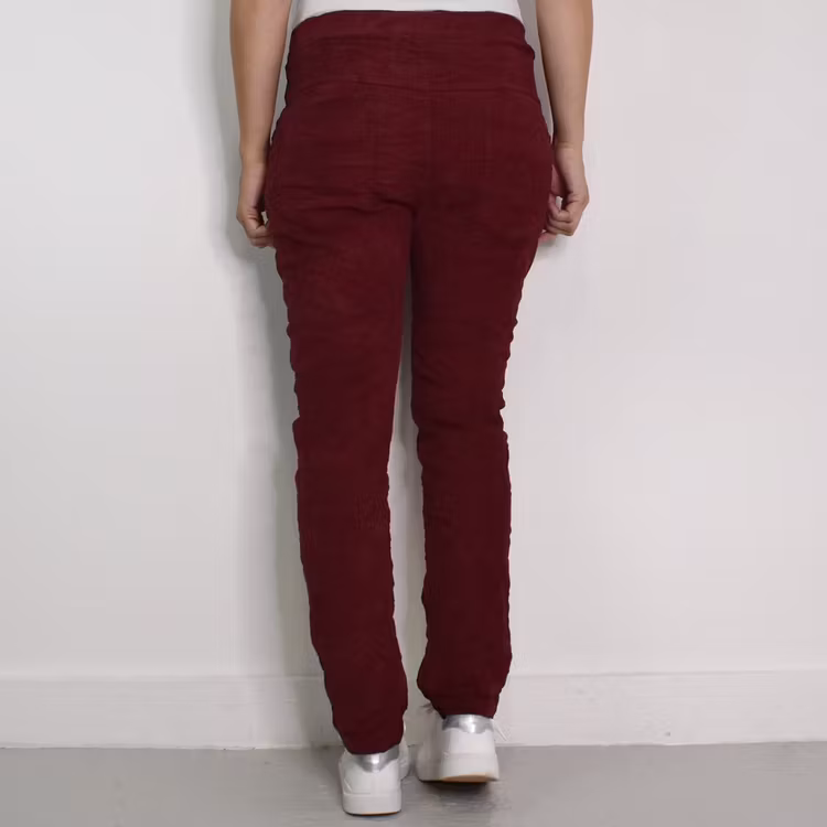 Stretchig Byxa Cord Pecan BORDEAUX - Marta du Chateau