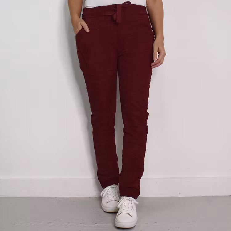 Stretchig Byxa Cord Pecan BORDEAUX - Marta du Chateau
