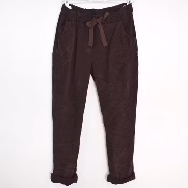 Stretchig Byxa Cord Pecan MORO - Marta du Chateau