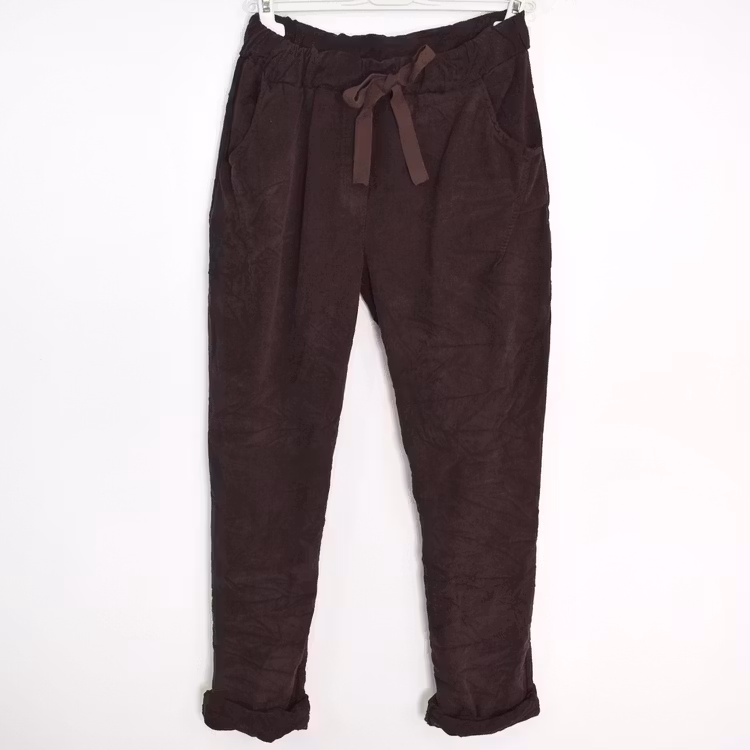 Stretchig Byxa Cord Pecan MORO - Marta du Chateau