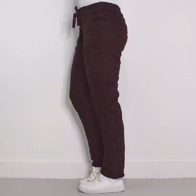 Stretchig Byxa Cord Pecan MORO - Marta du Chateau