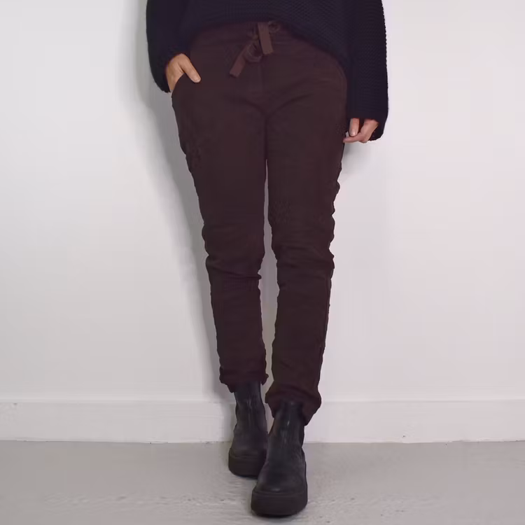 Stretchig Byxa Cord Pecan MORO - Marta du Chateau