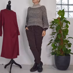 Stretchig Byxa Cord Pecan MORO - Marta du Chateau