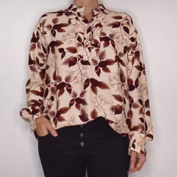 Blus Krås Joceline BEIGE - Marta du Chateau