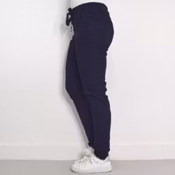 Stretchig Byxa Alva MÖRKBLÅ