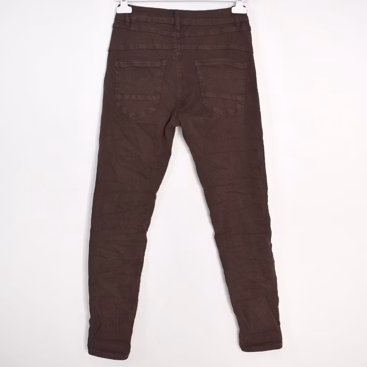 Jeans med Knappar MARRONE - 3D Denim