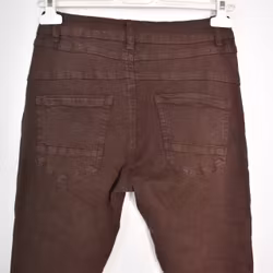 Jeans med Knappar MARRONE - 3D Denim