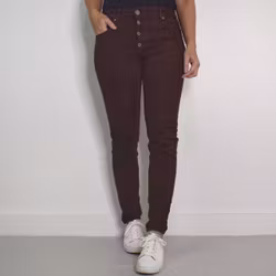 Jeans med Knappar MARRONE - 3D Denim