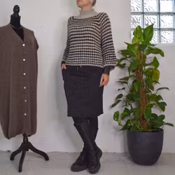 Stickad tröja Fatima BEIGE - Marta du Chateau