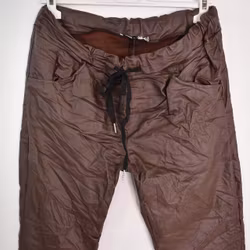 Byxa Lorena Vaxad BRUN - Mix By Heart