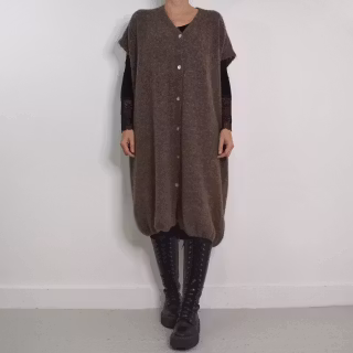 Stickad klänning/väst Joelle BRUN - Camicia