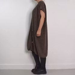 Stickad klänning/väst Joelle BRUN - Camicia