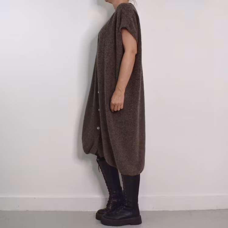 Stickad klänning/väst Joelle BRUN - Camicia