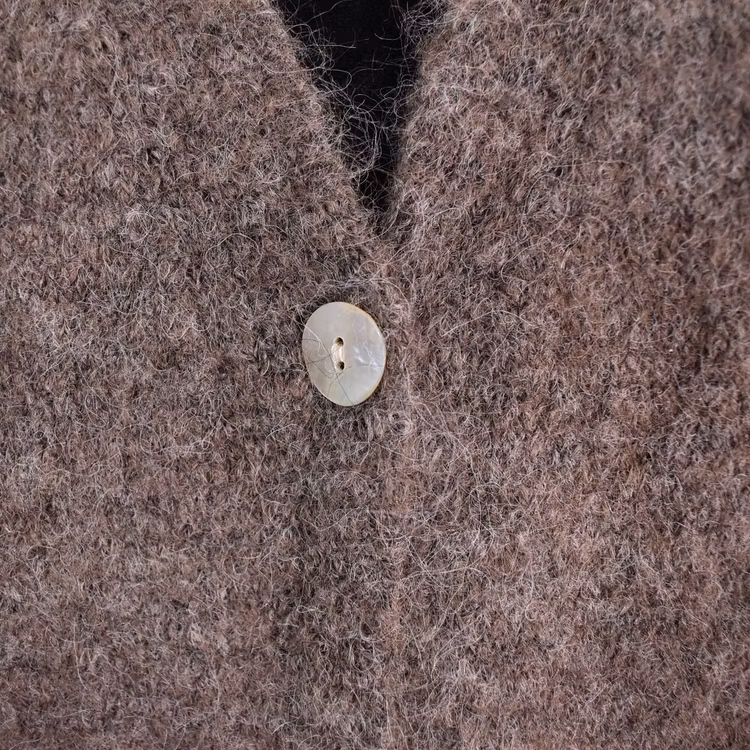 Stickad klänning/väst Joelle BRUN - Camicia