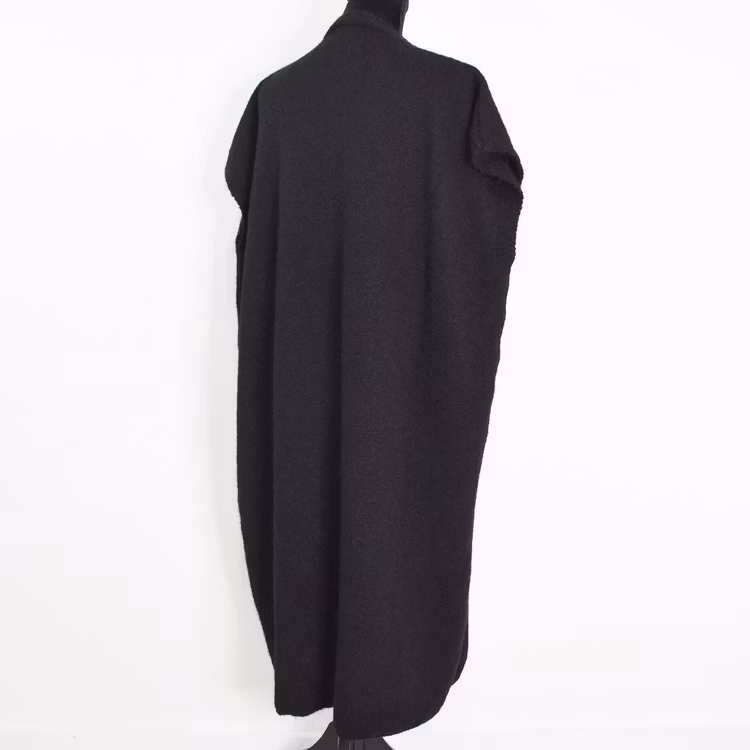 Stickad klänning/väst Joelle SVART - Camicia