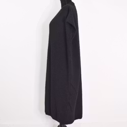 Stickad klänning/väst Joelle SVART - Camicia