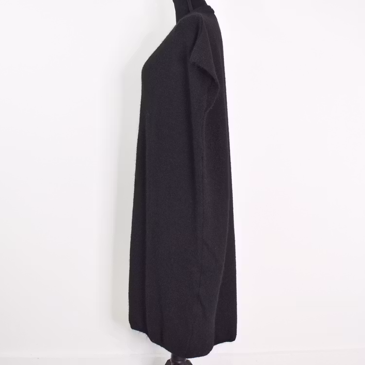 Stickad klänning/väst Joelle SVART - Camicia