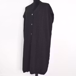 Stickad klänning/väst Joelle SVART - Camicia