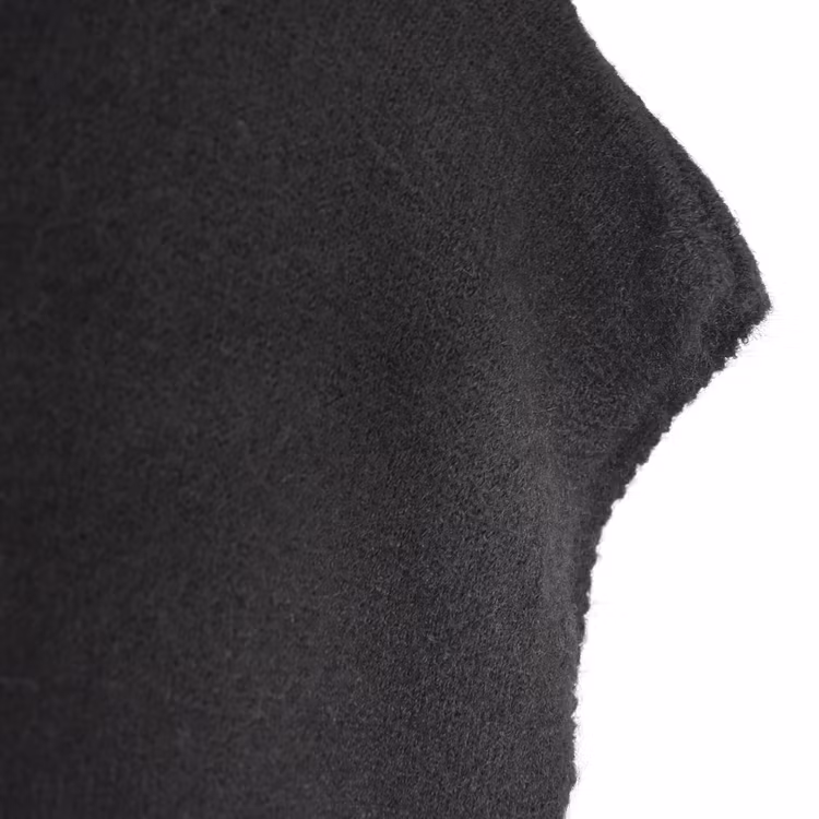 Stickad klänning/väst Joelle SVART - Camicia