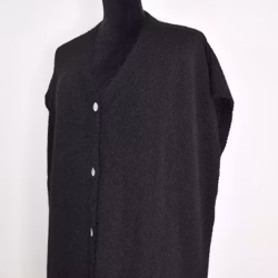 Stickad klänning/väst Joelle SVART - Camicia