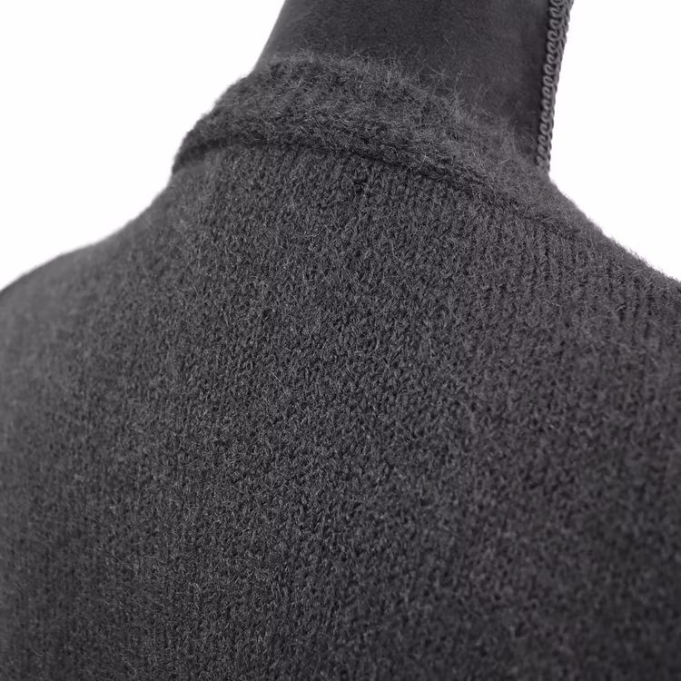 Stickad klänning/väst Joelle SVART - Camicia