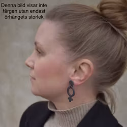 Örhänge Venus BRUN - SoMaBelle Design