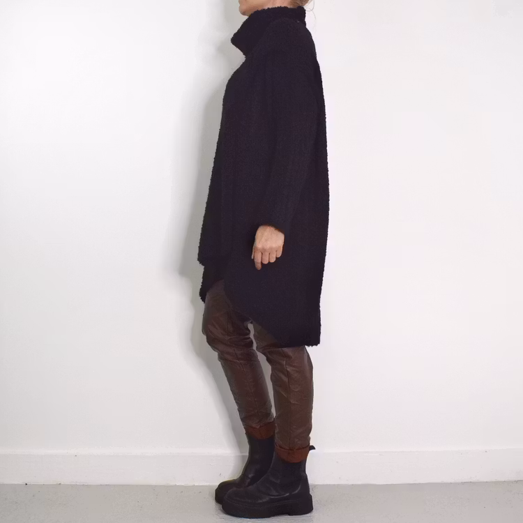 Långtröja Omlott Melody SVART - Mix By Heart