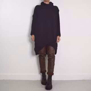 Långtröja Omlott Melody SVART - Mix By Heart