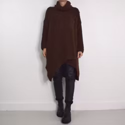 Långtröja Omlott Melody BRUN - Mix By Heart