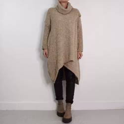 Långtröja Omlott Melody BEIGE - Mix By Heart