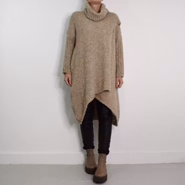 Långtröja Omlott Melody BEIGE - Mix By Heart