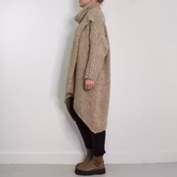 Långtröja Omlott Melody BEIGE - Mix By Heart