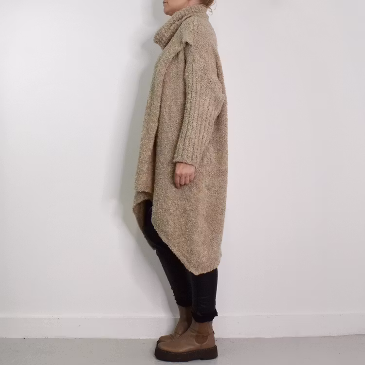 Långtröja Omlott Melody BEIGE - Mix By Heart