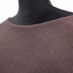 Finstickad tröja Volangärm CHOCOLAT