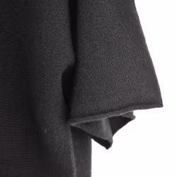 Finstickad Ponchotröja Sia SVART - Marta du Chateau