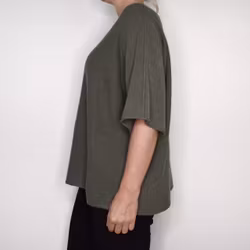 Finstickad Ponchotröja Sia MILITARY - Marta du Chateau