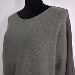 Finstickad Ponchotröja Sia MILITARY - Marta du Chateau