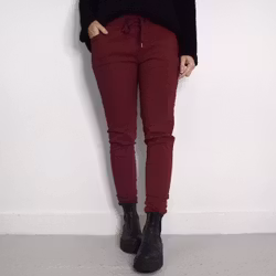 Stretchig Byxa Alva VINRÖD