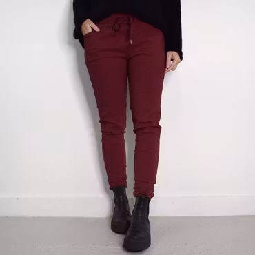 Stretchig Byxa Alva VINRÖD