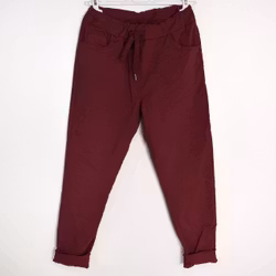 Stretchig Byxa Alva VINRÖD