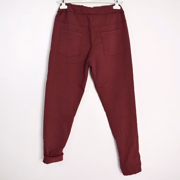 Stretchig Byxa Alva VINRÖD