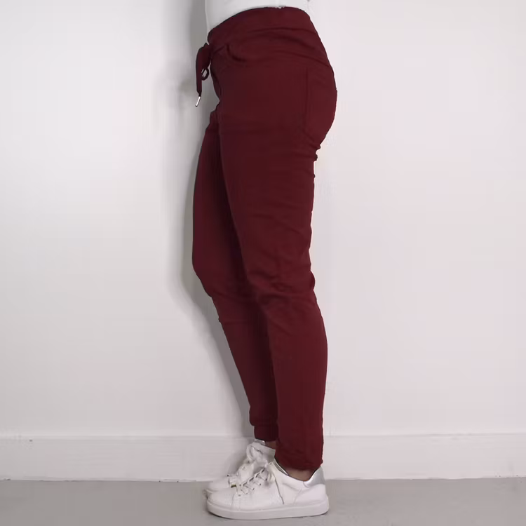 Stretchig Byxa Alva VINRÖD