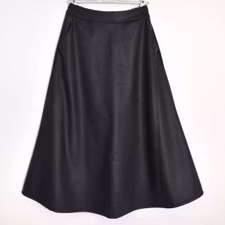 Kjol Alexia Vaxad SVART - Mix By Heart