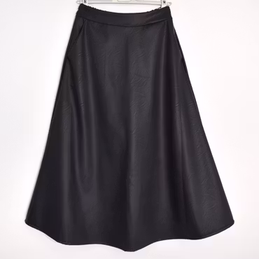 Kjol Alexia Vaxad SVART - Mix By Heart