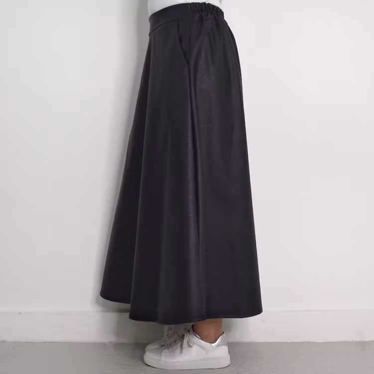 Kjol Alexia Vaxad SVART - Mix By Heart