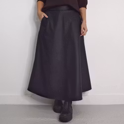 Kjol Alexia Vaxad SVART - Mix By Heart